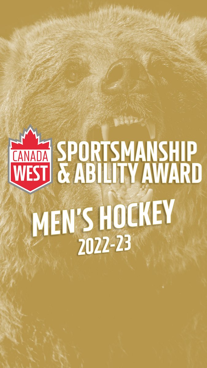 ⭐️ Your 2022-23 Men's Hockey Sportsmanship &amp; Ability Award Winner

🏒 Matt Fonteyne (<a href="/bearsandpandas/">UAlberta Golden Bears & Pandas</a>)
📰 "The Wetaskiwin, AB product has been the glue for his young Golden Bears squad."