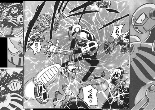本誌の池原先生はじめベテラン陣新人が織り交ざってロックマンの4コマを描かれてて、その中は私はまだ若く漫画が未熟だという自覚でした
自分が何を描けるか読者に対して何を渡す事ができるかを試行錯誤してた時期の漫画です

今でも覚えてくださってる方にそう言っていただける機会があり嬉しいです https://t.co/Ozojj0HyDp 