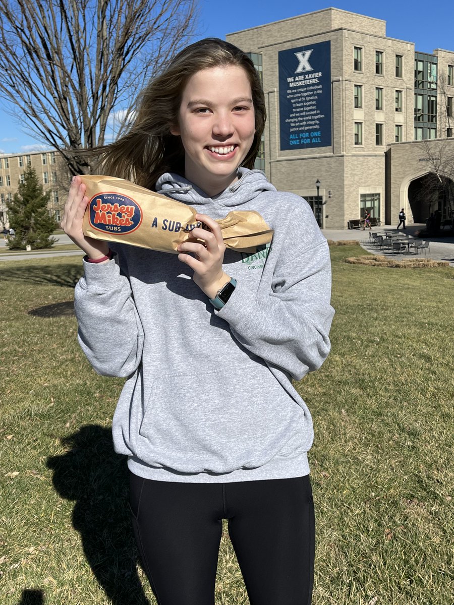 Comment your favorite sub from Jersey Mikes! 

#XavierUniversity #JerseyMikes #asubabove #dineoncampus