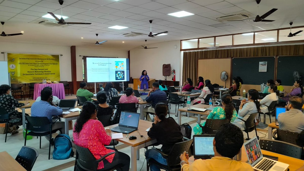 cssagim's tweet photo. We are happy to share that our #CSSA member Dr. @SreerupaS was invited as a resource person for a session on Research Communication and Impact Research organised by IQAC of SESβs Sridora Caculo College of Commerce & Management Studies in association with #GIPARD
#Impact #CSSAGIM https://t.co/CyXeNVAKml