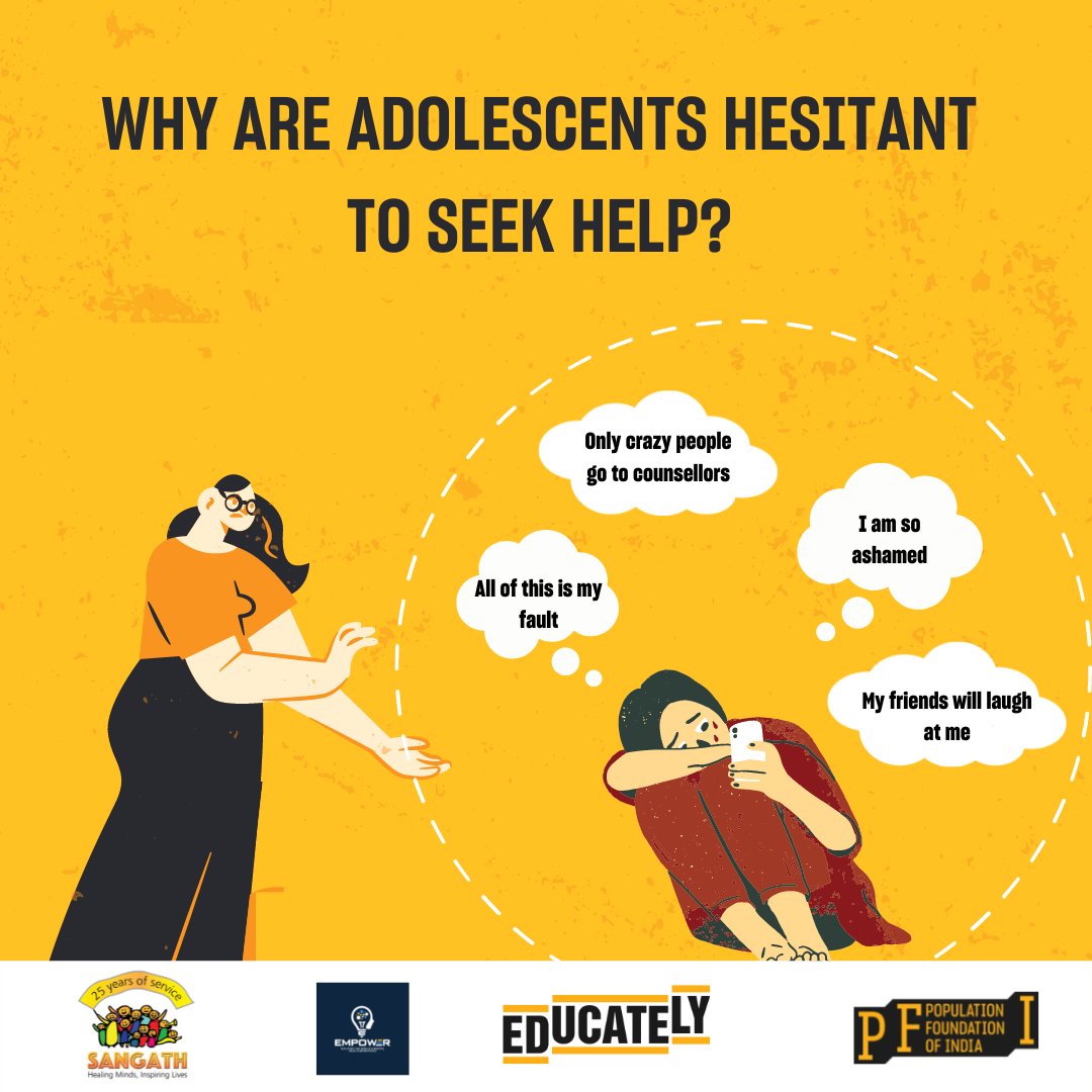 EducatelyOrg's tweet photo. Adolescents experiencing mental health issues may be apprehensive about expressing their feelings. Hence, counsellors need to have the knowledge, skills and attitudes to establish a rapport with adolescents. https://t.co/PxQLbjAmKx