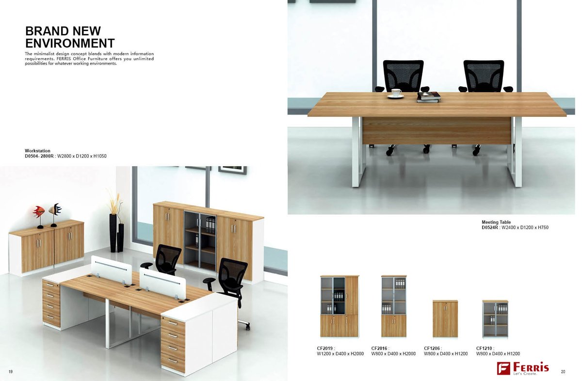 FerrisSolution's tweet photo. Ferris Furniture's modular workstations are convenient enough for any office size. The combined workstation had to balance form and function. It's well-made and would suit any office. https://t.co/cIJS2l8t10