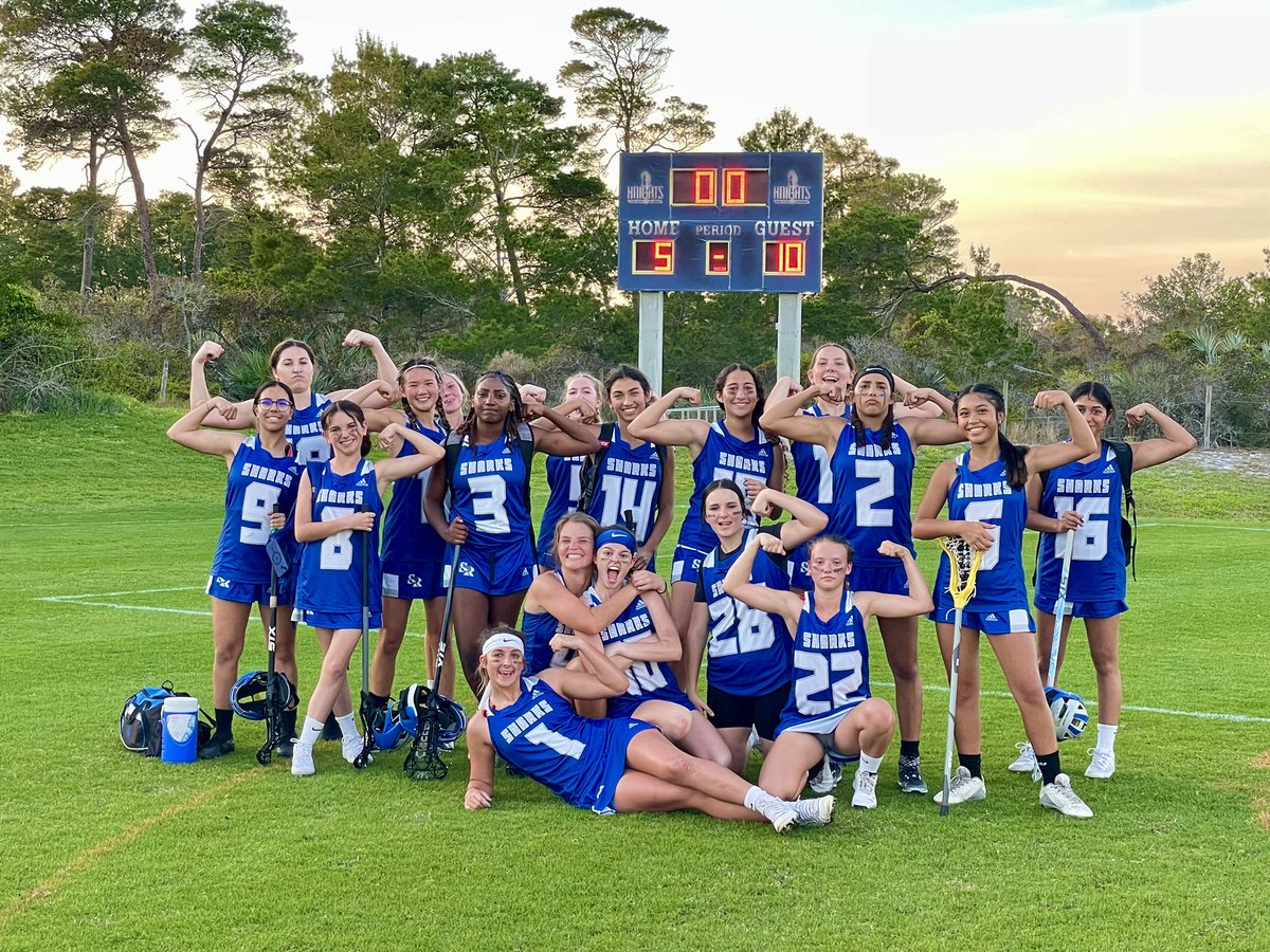 SRHS_girlsLAX's tweet photo. 10-5 W!! 🥍🦈🥍 @SRHS_Sport https://t.co/qTzgVLdS2A