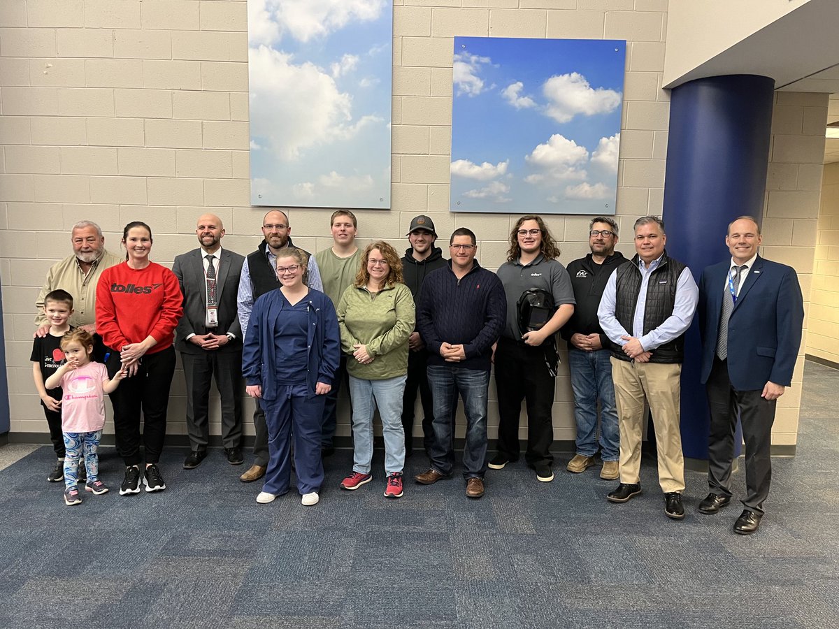 toddhoadley's tweet photo. TY to ⁦@ASchirg⁩ and the @Fairbanks Board of Education for having their February school board meeting at ⁦@TollesTech⁩   Really appreciate our Tolles / Fairbanks students &amp; teachers for attending and sharing insights about #CareerTechnicalEducation https://t.co/8U8C2a91eF