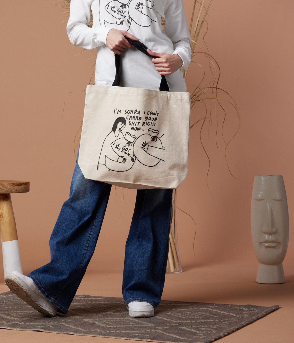 Our collaboration with <a href="/peopleiveloved/">People I've Loved</a> is available starting today! This bag says it all...