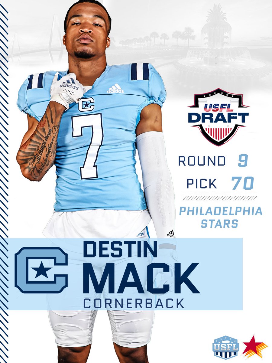 𝒲𝒾𝓉𝒽 𝓉𝒽𝑒 𝟩𝟢𝓉𝒽 𝓅𝒾𝒸𝓀

<a href="/destin_mack/">D M A C K💫</a> 🤝 <a href="/USFLStars/">Philadelphia Stars</a> 

#FireThoseCannons
