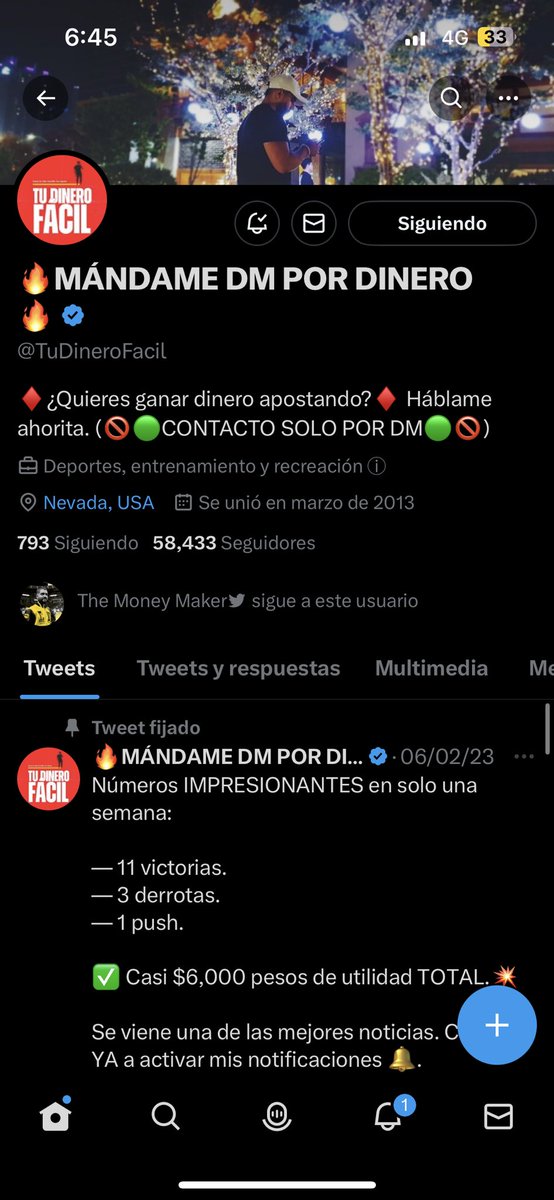 hhector01's tweet photo. @TuDineroFacil 💪vamos jerry🤙 https://t.co/TTXwav01rN
