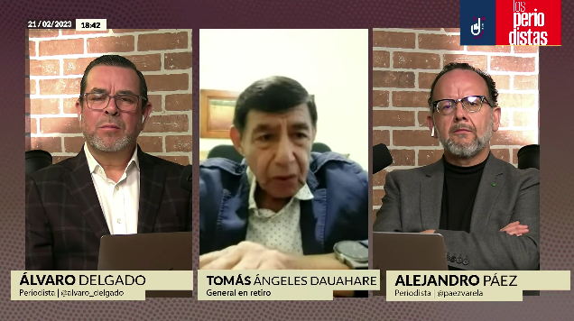 <a href="/alvaro_delgado/">Alvaro Delgado Gómez</a> <a href="/paezvarela/">AlejandroPáezVarela</a> 🔴#EnVivo | #LosPeriodistas

#EnEntrevista "Garcia Luna con otro 'personaje de uniforme' le dijeron Presidnte Calderón, que yo era un peligro para ellos y deciden encarcelarme" General en retiro, Tomás Ángeles Dauahare youtube.com/watch?v=iC2iQH…