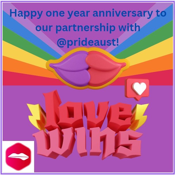 Happy one year anniversary to our partnership with @prideaust! We are grateful for their support in raising awareness for LGBTQ+ causes. Together, we've made a difference in the community through donations and collaborations. #lustcoins #Crypto #BTC