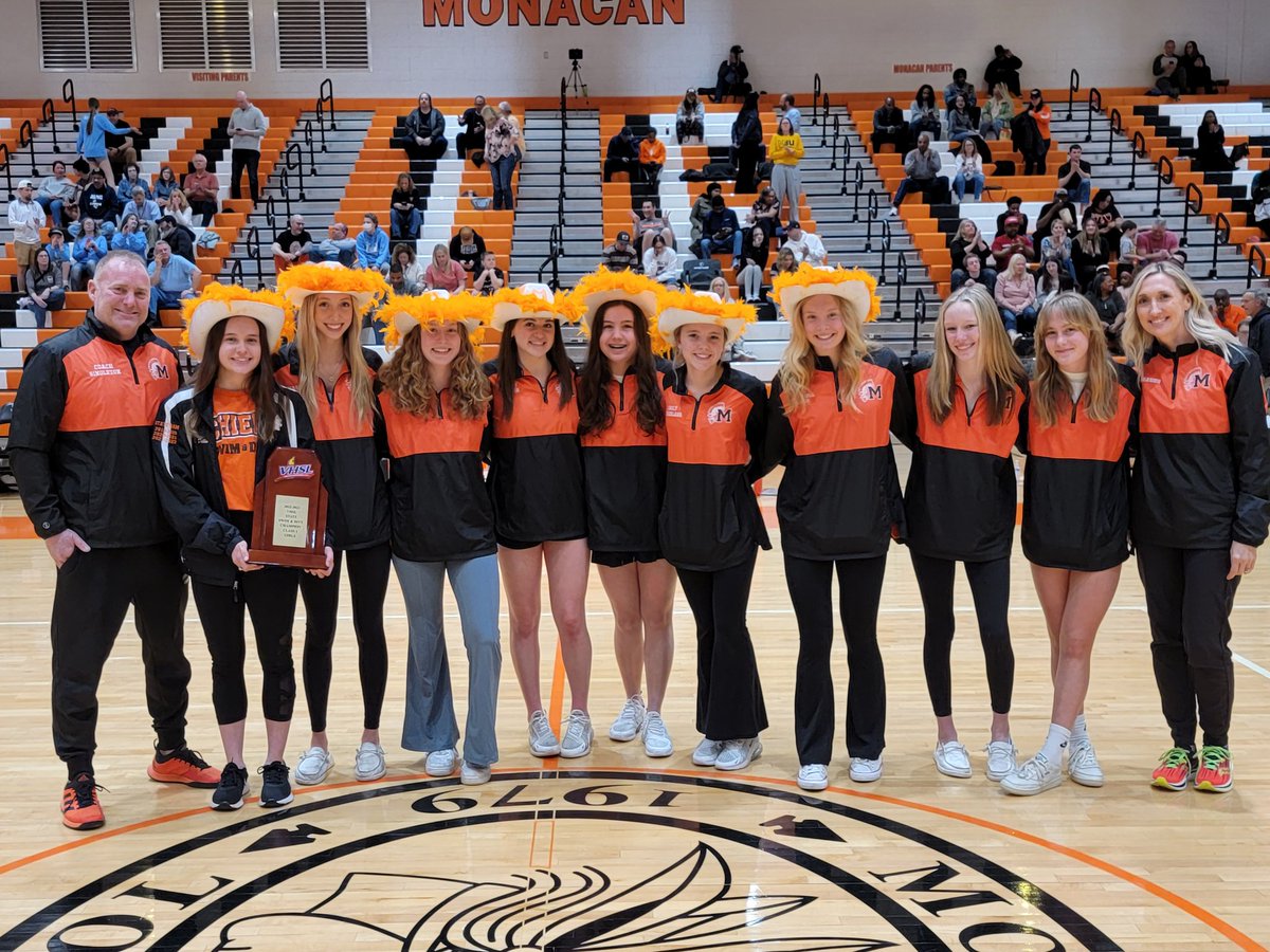 cfieldsports's tweet image. Congratulations to @Monacan_Chiefs girls swimming, #Class4 State Champions! 

#rvaW