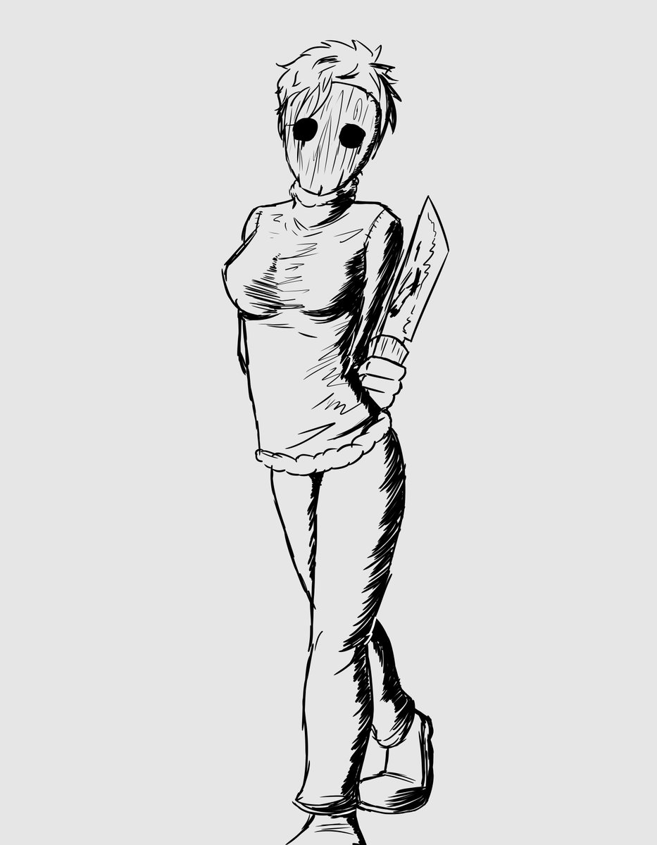re-made an old drawing, it's just a sketch, though.

#oc #originalcharacter #digitalartwork