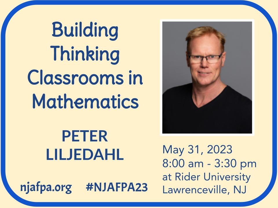 Proud to announce our KEYNOTE speaker for our annual Spring conference! 
✅ Register today! 
✅ Visit njafpa.org 
✅ May 31st <a href="/RiderUniversity/">Rider University</a>