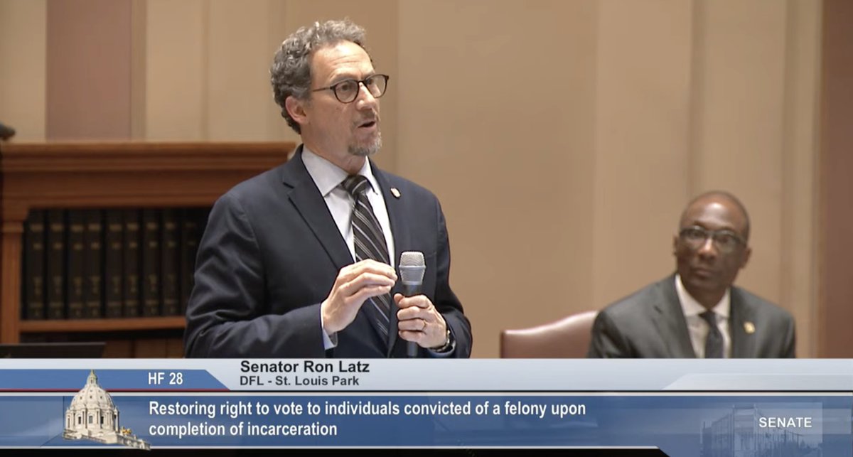 RTVMN's tweet photo. "Our country was founded on the grievance, fighting back on 'taxation without representation'." #RestoreTheVoteMN @SenRonLatz  #Freedom2Vote #MNLeg https://t.co/gS6EsRsrAR