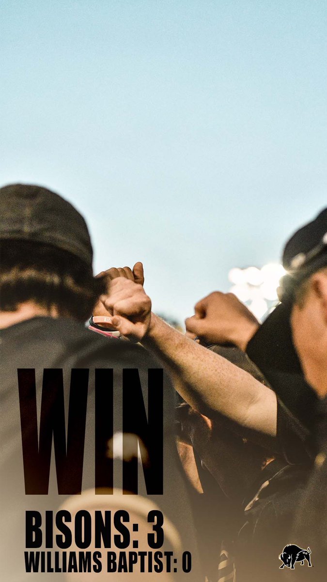 ‼️BISONS WIN‼️

Bisons sweep the doubleheader against Williams Baptist!

#FAMILY