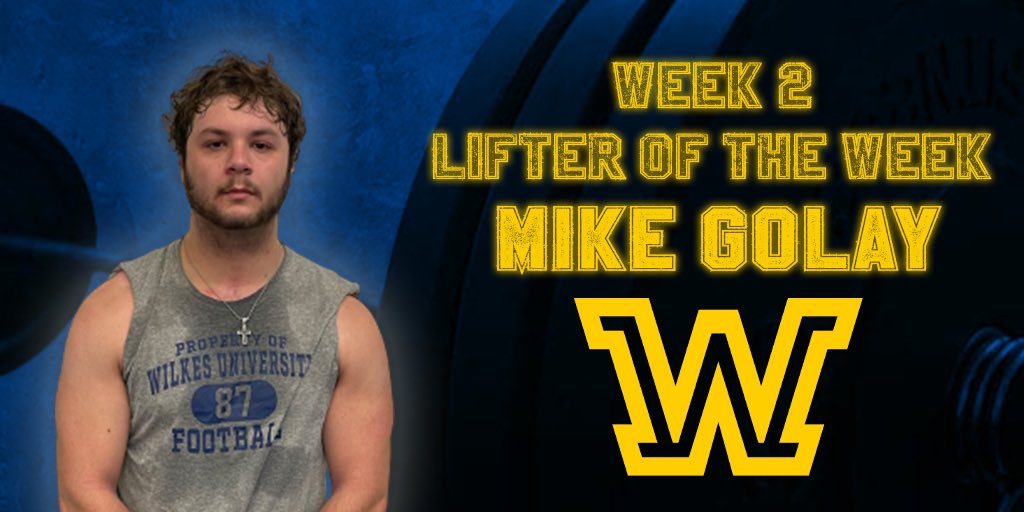 WilkesFootball's tweet photo. 1️⃣% = 𝐄𝐀𝐑𝐍𝐄𝐃

Here are your weeks 1-3 “𝐋𝐈𝐅𝐓𝐄𝐑 𝐎𝐅 𝐓𝐇𝐄 𝐖𝐄𝐄𝐊” recipients! 

Billy Searle (Nutley, NJ) @billysearle1 
Mike Golay (Lake Winola, PA) @Golay_33 
Ben Contella (Wayne Hills, NJ) @BenContella 

#BeTheChange https://t.co/aYS0aOO5s5