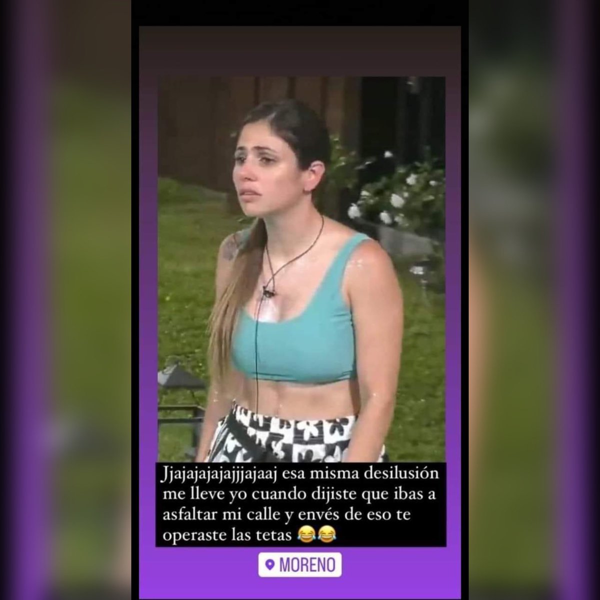 Martin98P's tweet photo. Los de moreno deben estar re tristes que no pudieron entrar las hijas de Romina a la casa de gran hermano 

Los de moreno : 
#GranHermano https://t.co/JUymXM57Pn