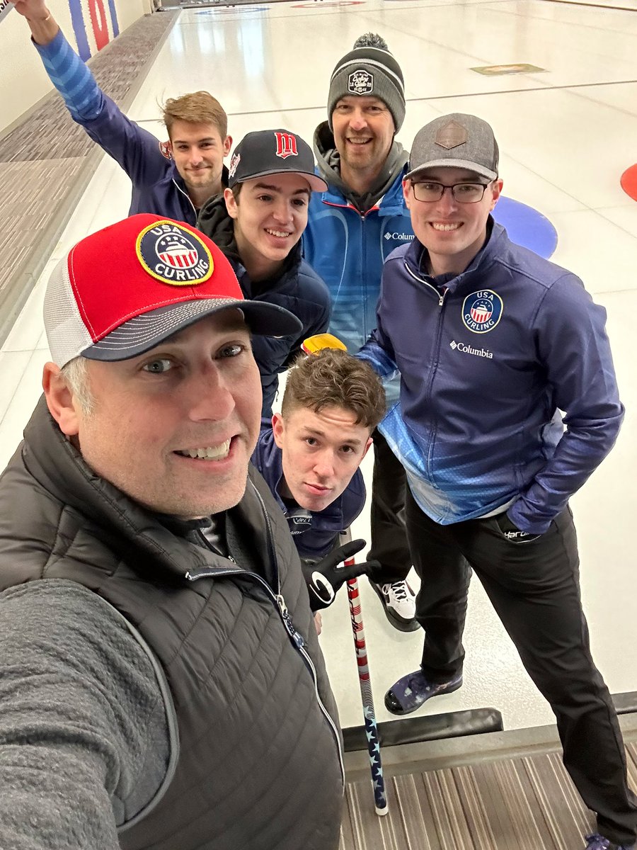 CoachPhill's tweet photo. Best of Luck &amp; Safe Travels to our @usacurl Men’s and Women’s Jr National Teams as they travel to Germany today for the @worldcurling Jr Championship. 

It’s was nice to spend some time with both teams on Sunday! 

LETS GO USA!! #TeamUSA #Curling #wjcc2023 🇺🇸🇺🇸🇺🇸 https://t.co/NzQYr9AGnH