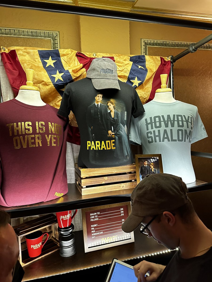 BrigidNYC's tweet photo. PARADE BROADWAY #1stPreview
#READY!
Ben Platt
Micaela Diamond
Jason Robert Brown (Music & Lyrics)
Alfred Uhry (Book)
Harold Prince (co-conceived)
Michael Arden (Director)
Parade Musical
@ParadeBway https://t.co/5rtg5F7hBk