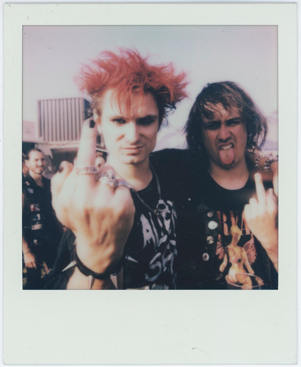 I started making photos and developing film at 16 yrs old. At that age your friends are your subjects. My friends were punks, skaters, misfits. Some things never change.

The Polaroid Punk Project are real Polaroids of real punks. There's only 5 left in Vol 1... lets sell out. 👇