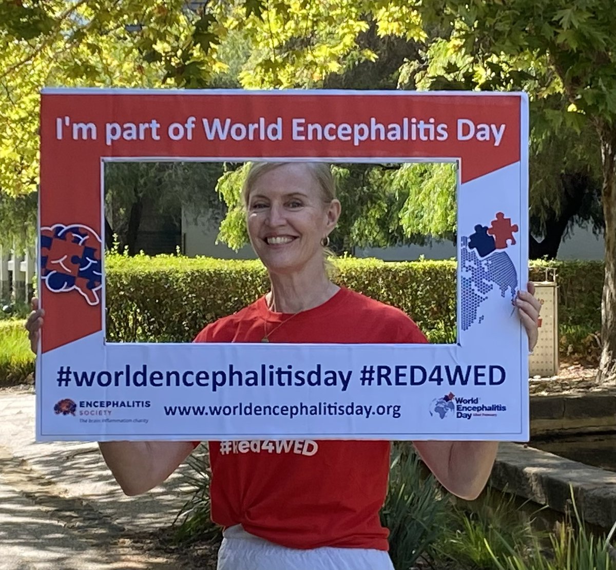MitchellGlenn's tweet photo. Today is #WorldEncephalitisDay
Our family has experienced it first hand through wife, @karentighe
It is a debilitating and at times mentally torturous illness which can have everlasting effects
Thoughts today with all those who are enduring & battling it
🙏 #RedforWED https://t.co/aK6vwZGKJQ