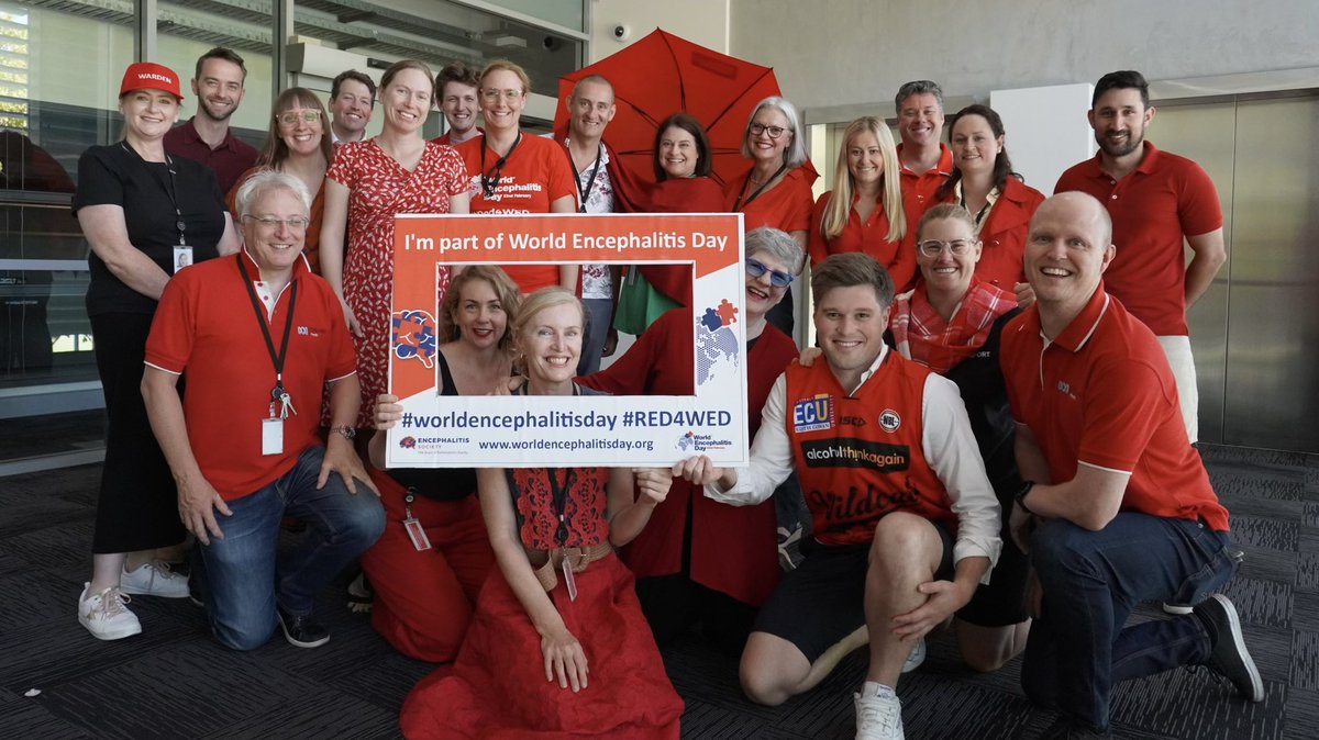 MitchellGlenn's tweet photo. Today is #WorldEncephalitisDay
Our family has experienced it first hand through wife, @karentighe
It is a debilitating and at times mentally torturous illness which can have everlasting effects
Thoughts today with all those who are enduring & battling it
🙏 #RedforWED https://t.co/aK6vwZGKJQ