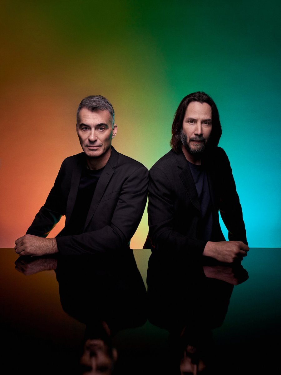 Feast your eyes on this stunning, previously unreleased shot of the legendary Keanu Reeves and #JohnWick4 director Chad Stahelski who graced the cover of our latest WIRED magazine. 

Read our exclusive Q&amp;A with the pair:  wired.trib.al/cyyyZ2L

📸: <a href="/StreiberPhoto/">Art Streiber</a>
