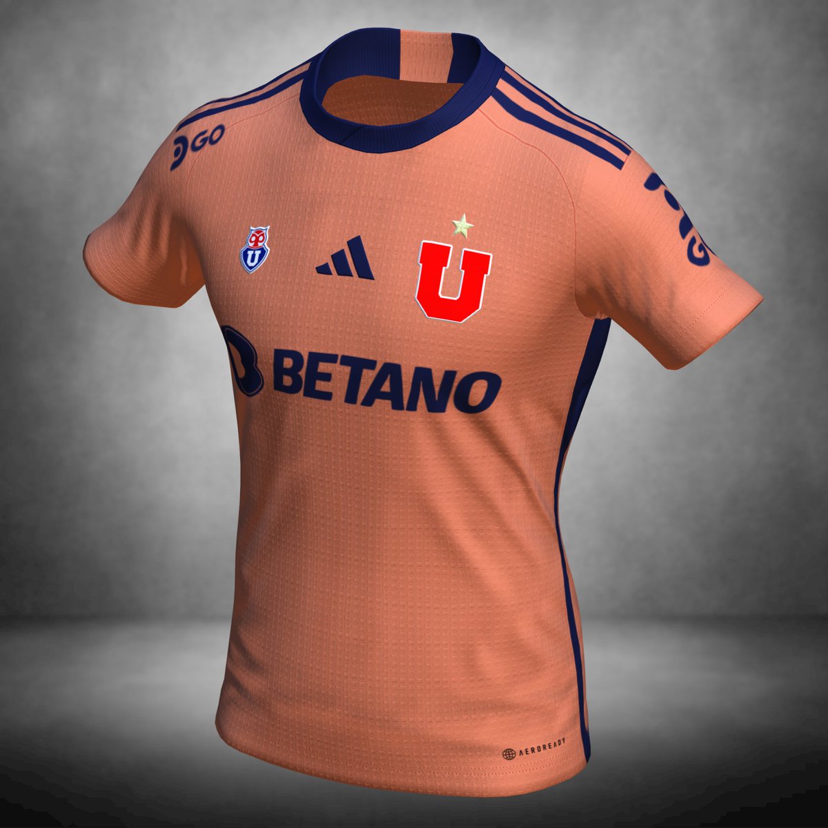 UdeKits's tweet photo. Salvo la camiseta que usó Johnny el 2012 ante DQ y las de entrenamiento el 2021, no he encontrado un antecedente de camisetas naranjas en la historia de la U. 
Al igual que la flúor y la rosada, es solo mrkting, y pasa por encima de los colores tradicionales de la institución https://t.co/xHjs7dOCRP