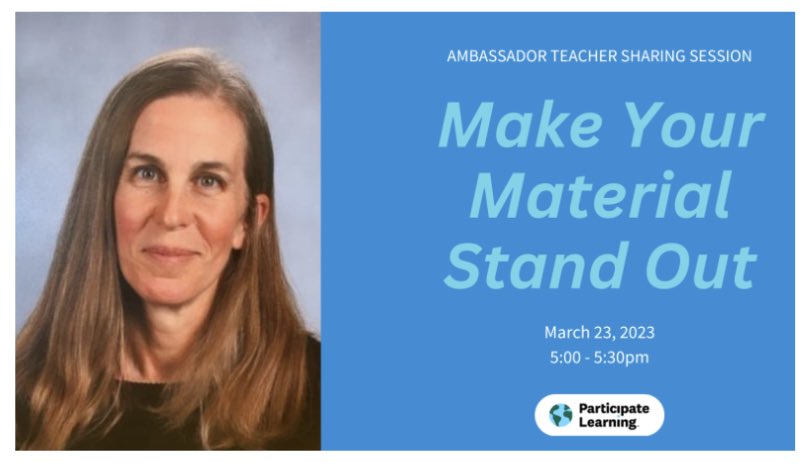 ๐๐๐ฃ๐ค. ๐ผโ๏ธ (@erischliemann) on Twitter photo And here I go again! This year it will be a hands-on activity! You will create your own material. โฆ<a href="/ParticipateLrng/">Participate Learning</a>โฉ โฆ<a href="/HarnettCoSchool/">Harnett Co. Schools</a>โฉ #ambassadorteacher #unitingourworld #teachinginthe๐บ๐ธ And here I go again! This year it will be a hands-on activity! You will create your own material. โฆ<a href="/ParticipateLrng/">Participate Learning</a>โฉ โฆ<a href="/HarnettCoSchool/">Harnett Co. Schools</a>โฉ #ambassadorteacher #unitingourworld #teachinginthe๐บ๐ธ