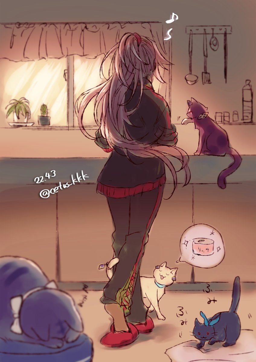 「再掲 猫の日⸒⸒⸒⸒#シノアリス_ファンアート #猫の日 」|オリヒトのイラスト