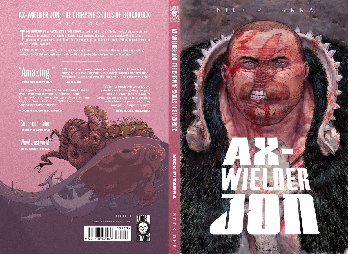 How about this cover treatment for #AxWielderJon? @prettyuglydsgn better start dusting his shelves off for them industry awards...