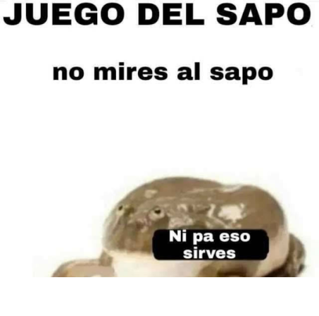 NimuVTClips's tweet photo. El Juego del Sapo si lo miras Pierdes 🤢 https://t.co/MTEbDUxdZs