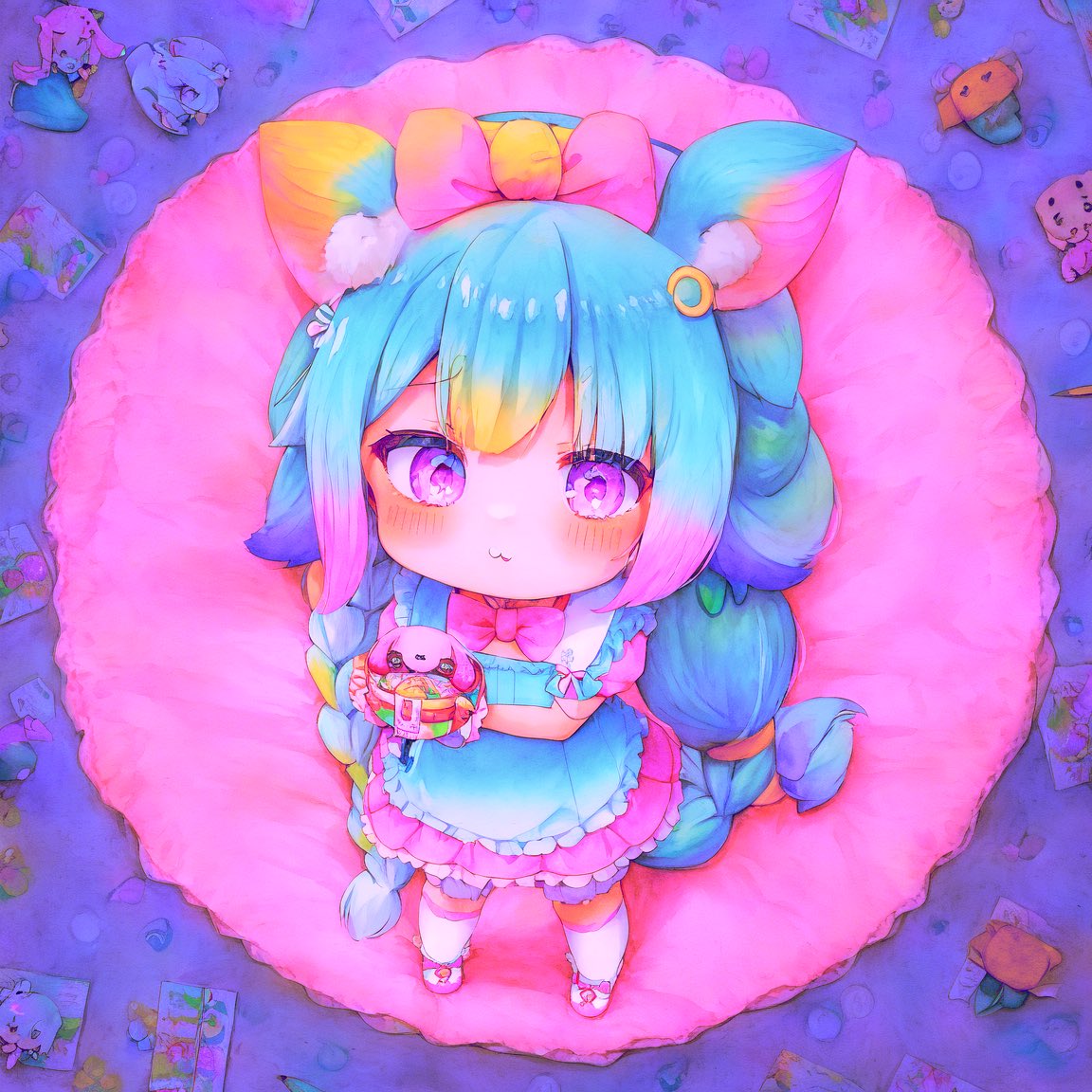 allyaiart's tweet photo. so bright and colorful !
#AIart #aiartcommunity #AIArtwork #aiartist #HolaraAI #AIイラスト #AIArtボディスーツ部 #aigirls #kawaiiart #kawaii #art https://t.co/JvAdsKhgwP