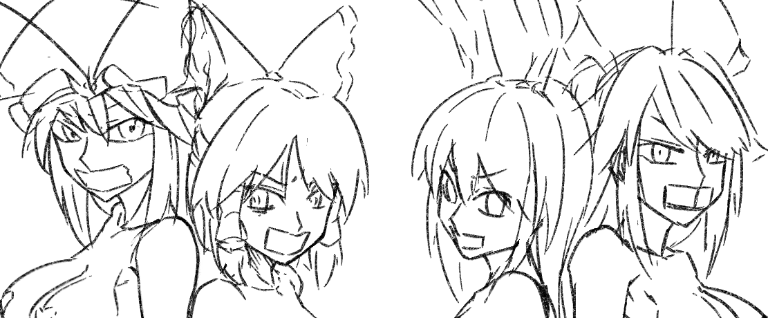 リクエスト描いてる 