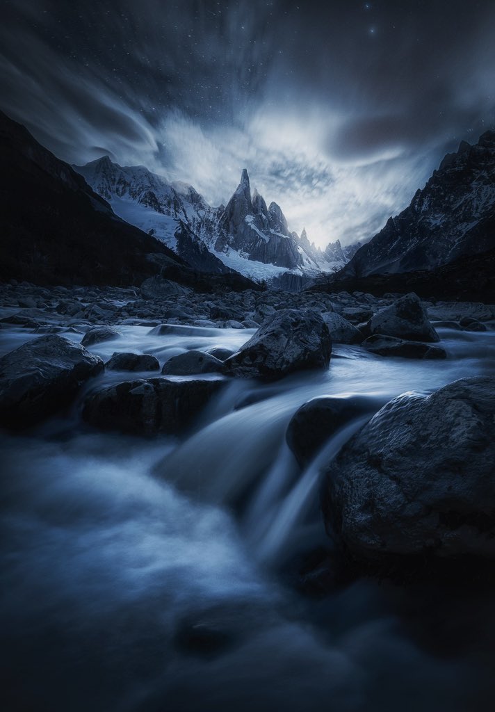 Cerro Toree and Fitz Roy in Argentina.