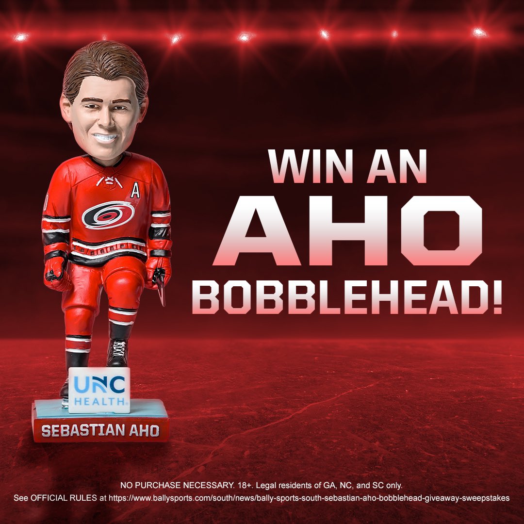 FDSN_Hurricanes's tweet photo. ‼️ Sebastian Aho Bobblehead Giveaway ‼️

Quote tweet this graphic 𝙬𝙞𝙩𝙝 the keyword for a chance to win! Must be following to enter. 
#LetsGoCanes https://t.co/FDlfAXDKeP