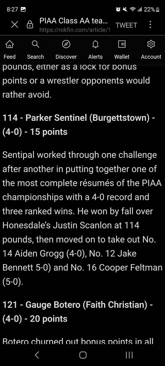 BurgettstownWre's tweet photo. Congrats to @PSentipal and @rudy_brown2 for being named to the PIAA Team Championships All-Tournament team. https://t.co/qXlc6pWydS