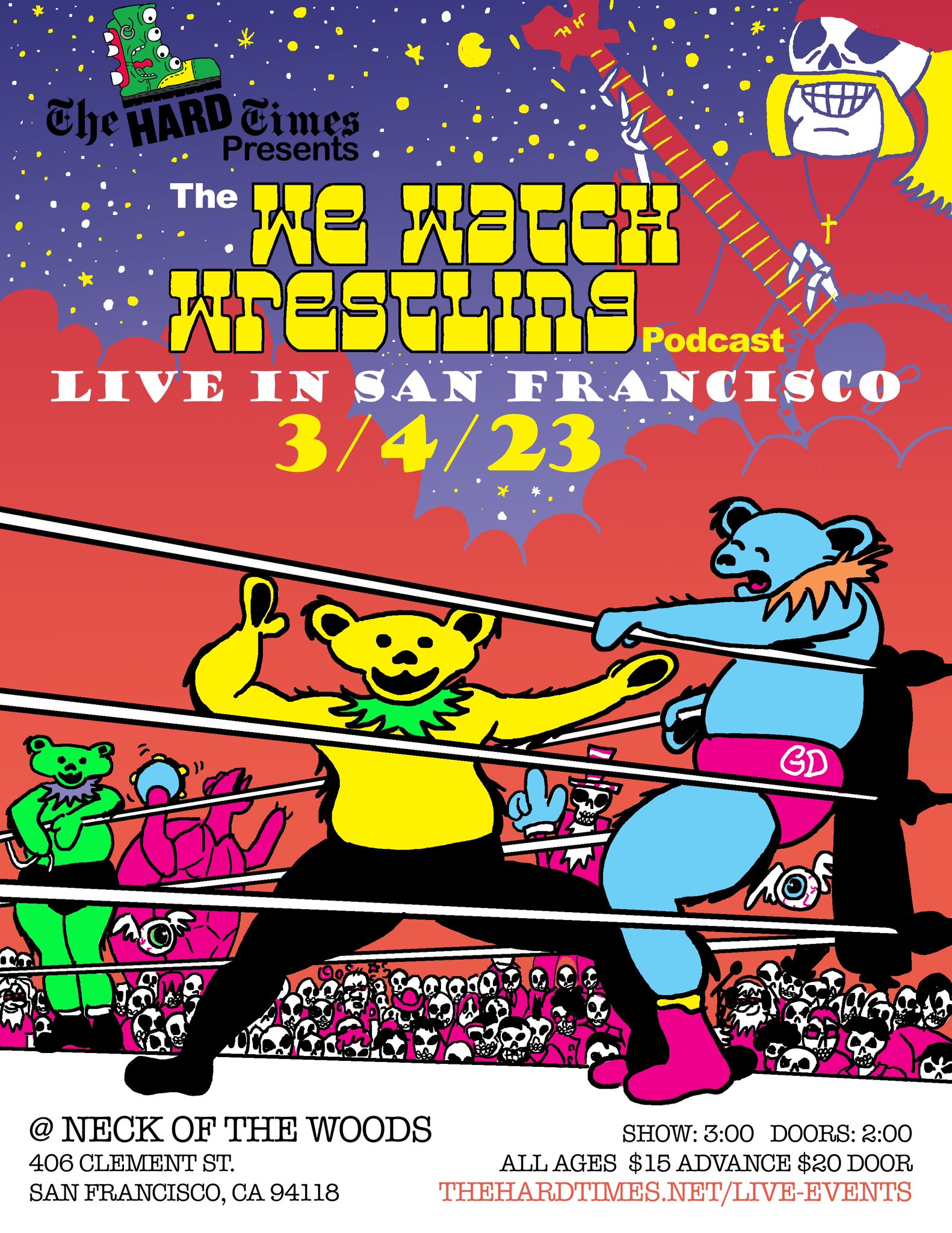 We watch wrestling big cartel sale