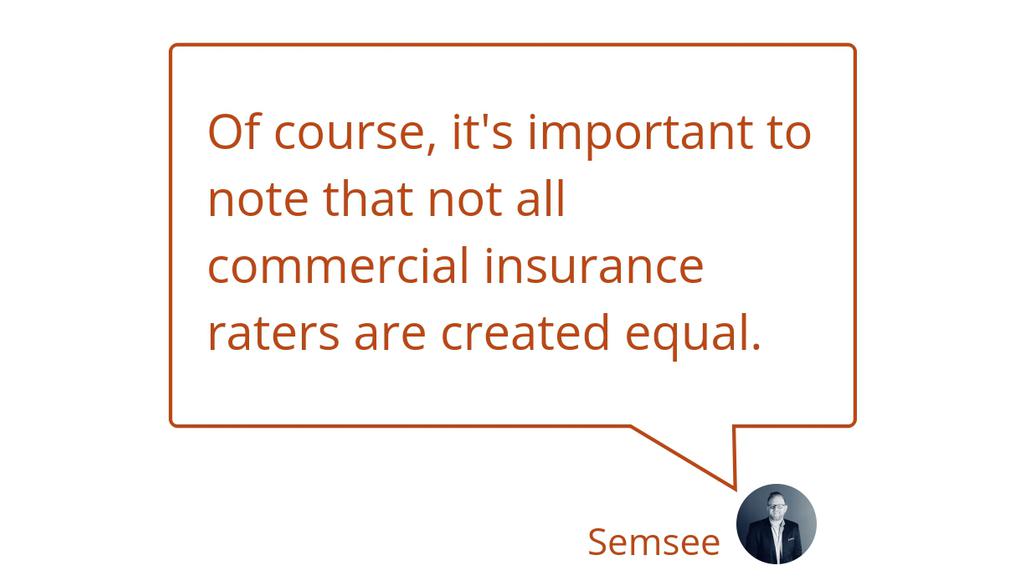 SemseeQuotes's tweet image. What is a commercial insurance rater, and the benefits that a rater can offer: lttr.ai/8ceY

#CommercialInsuranceRater #InsuranceProviders #PolicyOptions #ClientsUnique #Semsee #BlogIndustryInsights #SpendingHoursResearching #BuildStrongRelationships