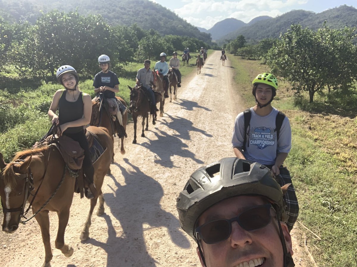 Belize on horseback!! Many first time riders and all are pro’s now! ⁦<a href="/bhs_galante/">Heather Galante</a>⁩