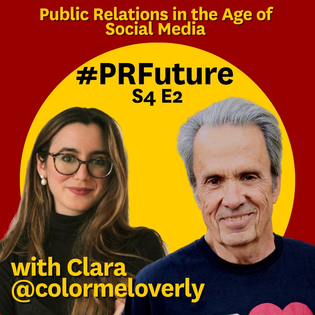 USCCenterforPR's tweet photo. Episode 2 of our #PRFuture podcast is out now! In this episode, Fred Cook is joined by Clara, also known on TikTok as @colormeloverly, to discuss her satirical public relations takes on current pop culture topics. Listen now at: https://t.co/TeCQ9j0IXS https://t.co/Kq5PTgov5y