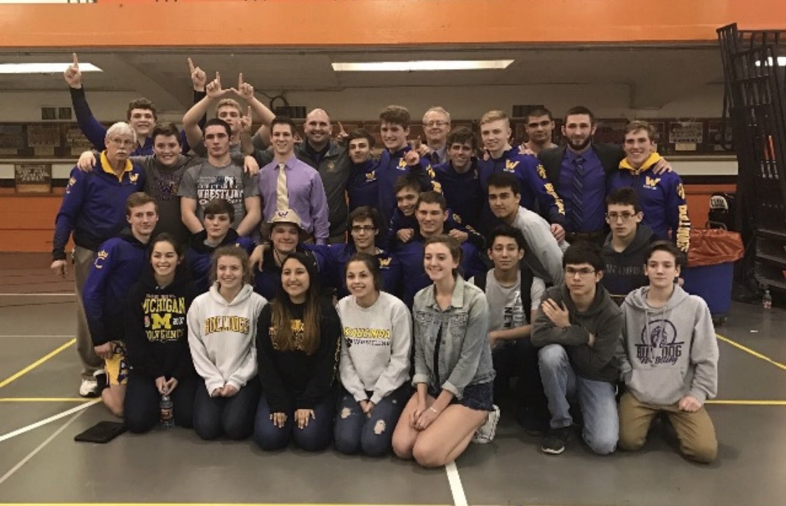 mmswrestlers's tweet photo. Congratulations to the high school advancing on to team state it’s time to make history once again. Here is some throwback for ya when coach Milella and coach Finn were in high school doing the same things these guys are doing now. #makinghistory https://t.co/iUS8CwLWQ5