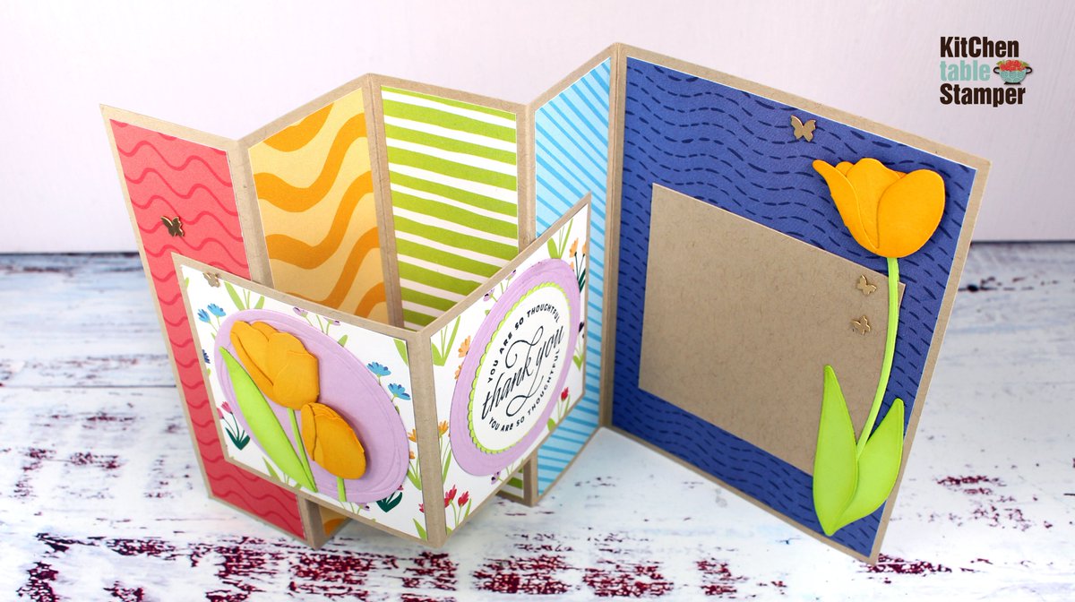 How to make an Accordion Fold Card TWO Ways – Taco Fiesta and Flowering Tulips

Click here to learn how > kitchentablestamper.com/2023/02/accord…

#diycard