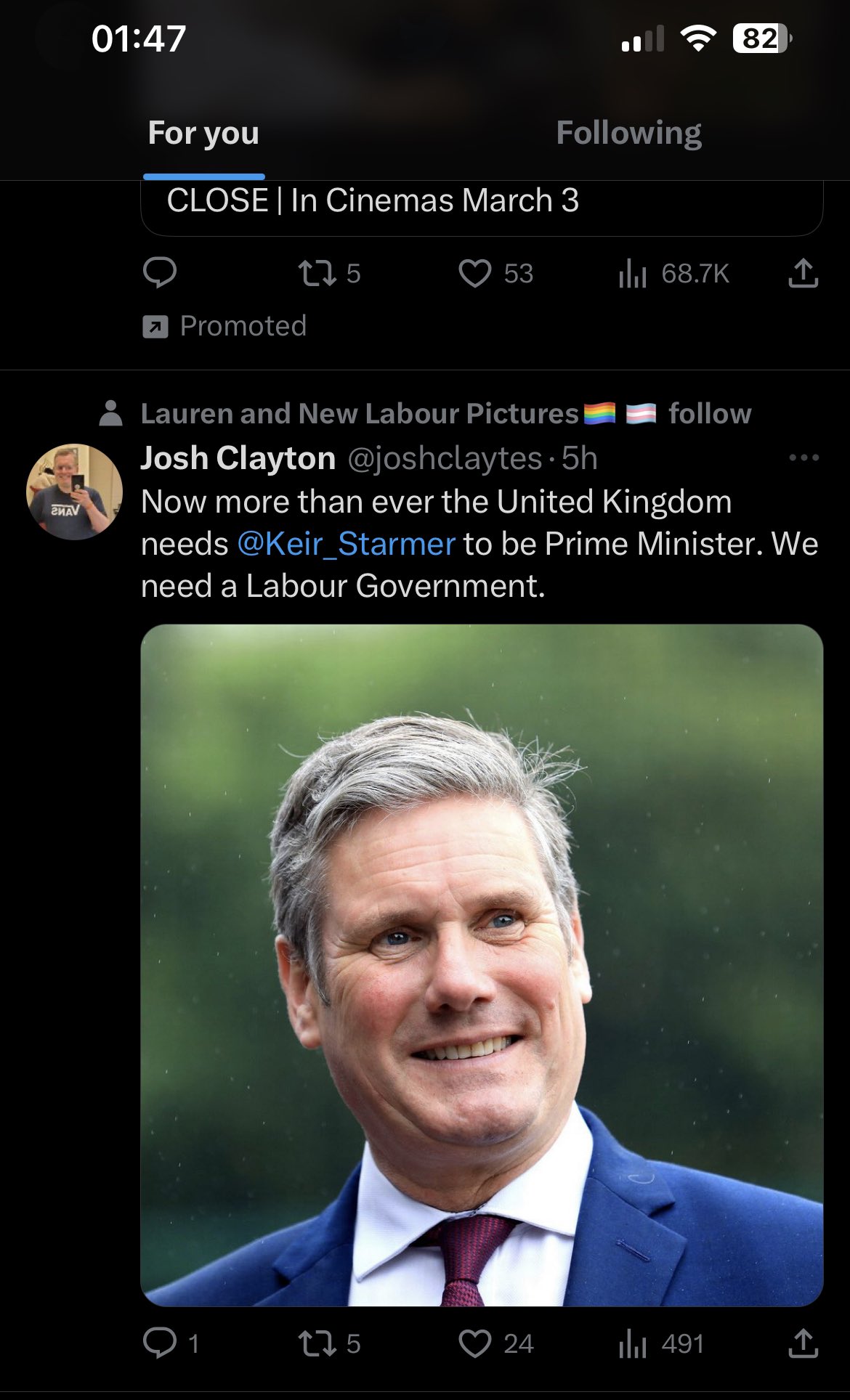 Josh clayton on twitter now more than ever the united kingdom needs