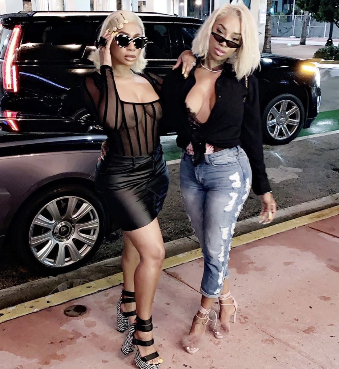 moodlikejay's tweet photo. One of the most chaotic friendships ever. they should be lucky tommie hasn't brought her in yet https://t.co/sAsWPM43oF