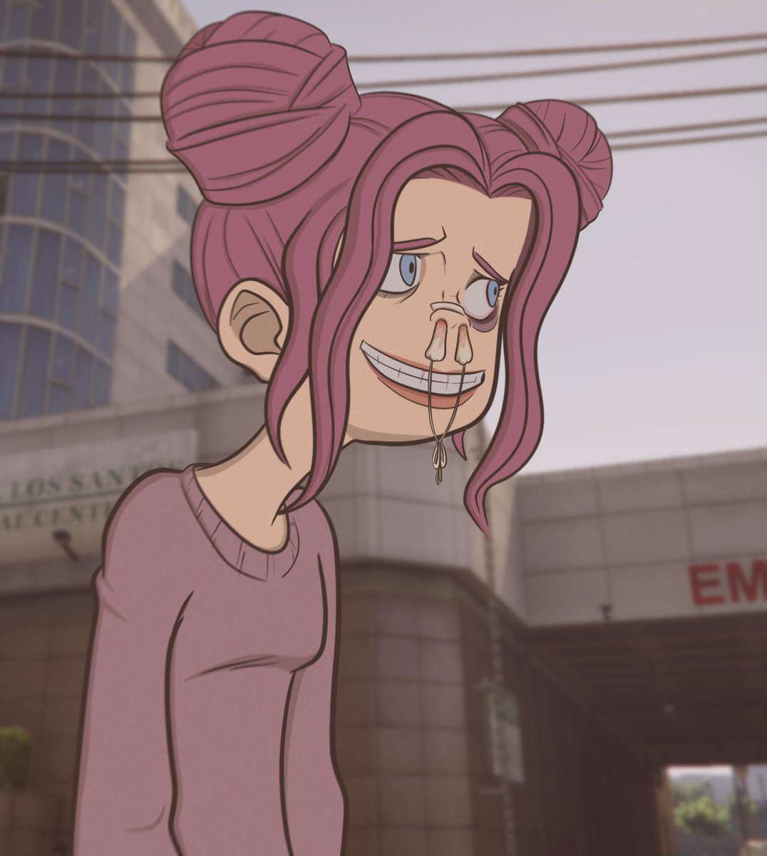 Charlotte has such an interesting time when she’s waiting for people