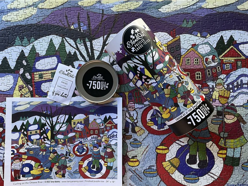 AnannyArtShow's tweet image. StandOut Puzzles by Canadian artists "Curling on the Ottawa River" by Terry Ananny @StandOutPuzzles standoutpuzzles.com/product/curlin… #curling #Canada #BCcurling #puzzles