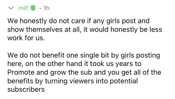 Why are u even moderating a subreddit? U say u &ldquo;don&rsquo;t care&rdquo; if anyone posts there? You&rsquo;d prefer them