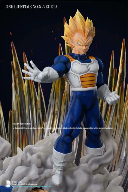 93figure's tweet photo. 【PRE-ORDER】SHK STUDIO DRAGONBALL ONE LIFETIME of Vegeta
➤Brand: SHK STUDIO
➤Product: ONE LIFETIME of Vegeta
➤Size: H60*W55*D60cm
➤ES: 399
➤Shipping date: Q1 2023
#93figure
#shkstudio
#vegeta
#DragonBall
#DragonBallZ
#AnimeFigures
#collectibles
https://t.co/eClq984IA3 https://t.co/i62eInPnHU