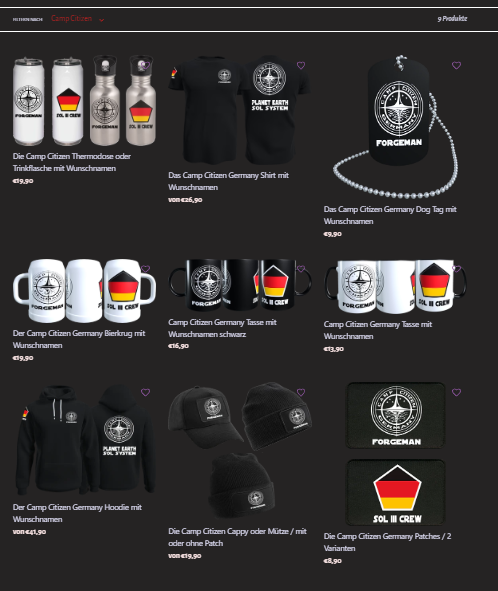 DeichpunkDesign's tweet photo. Camp Citizen der neue Merch ist online! @forgeman_tv fรผrs Design verantwortlich! <3
#merch #campcitizen #starcitizen #camp #community #merchandising #shopping #fashion #design #communitymerch #art #love #design #ฤฑnstagood #camping #streamer #twich #youtuber #tiktok #twitter https://t.co/y7ApHCv60Y