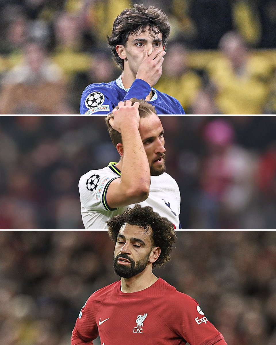 ESPNFC's tweet photo. All three English clubs that have played in the Champions League Round of 16 have lost their first leg 😳

❌ Dortmund 1-0 Chelsea
❌ AC Milan 1-0 Tottenham
❌ Liverpool 2-5 Real Madrid https://t.co/lAwVBiscQt